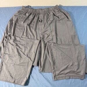 Stacy Adams Mens Gray Lounge Sleep Pajama Pants L Elastic Waist Logo